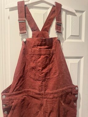 GAP Corduroy Overalls in Burnt Orange